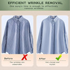 Portable Clothing Steamer, 800W 2-In-1 Iron & Clothes Steamer,A 30S Fast Preheating High-Power Clothing Wrinkle Remover That Is Not Picky About Fabrics and Suitable for Both Home & Travel (Beige)