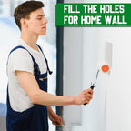 22 Pcs Drywall Repair Kit with 12x12x1/2" Drywall Repair Panel, Sheetrock Hole Patch Kit with Wall Patching Paste, Sanding Block, Putty Knives, to Fill Large Holes for Home Wall Surface Ceiling