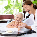 Luxspire Soap Dish, Bar Soap Holder, Soap Tray with Raised Design, Oval Soap Dish Soap Container for Bathroom Sink Kitchen Counter, Gravel White