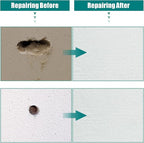 30Pcs 6 Inch Drywall Patch, Wall Repair Patches, Self-Adhesive Fiberglass Repair Kit Dry Wall Hole Repair Patch for Aluminum Metal Sheetrock Ceiling (6"x 6")