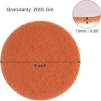 HARFINGTON 15pcs Drill Power Brush 5 inch Tile Scrubber Scouring Pads 2000 Grit for Bathroom Kitchen Household Cleaning