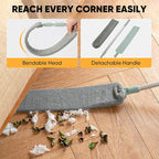 Retractable Gap Dust Cleaner – Extendable Microfiber Duster with Bendable & Removable Head, Washable Dusting Brush for Home, Kitchen, Car & Hard-to-Reach Areas (1)