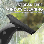 Cordless Window Cleaner,Window Cleaner Squeegee Tool Set for Shower Glass and Strong Suction for Home, Mirror, Glass, Car Windshield, Countertop, Tiles