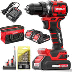 20V Power Drill Drivers, 70N.m,cordless drill with battery and charger, Masonry & Tile Drill Bits, for Home DIY, Construction, Repair power tools