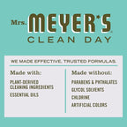 MRS. MEYER'S CLEAN DAY Multi-Surface Cleaner Concentrate, Use to Clean Floors, Tile, Counters, Basil, 32 fl. oz (Pack of 2)