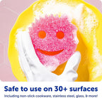 Scrub Daddy 6 Kitchen Sponges & 1 Daddy Caddy Dish Sponge Holder - BPA Free & Made with Polymer Foam - Stain & Odor Resistant, Scratch-Free Multipurpose Scrubbers