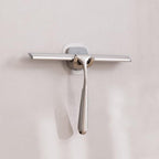 Shower Squeegee for Shower Doors 10 Inch Bathroom Squeegee for Windows,Kitchen,Mirror and Car Glass, Stainless Steel