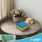 AIDEA Microfiber Cleaning Cloth, 20PK, Soft Absorbent Rags, Microfiber Towels for Cars, Kitchen Towels, Dusting Cloth for Home, Window, Cleaning Supplies, 12"×12"