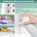Automatic Soap Dispenser Touchless (Upgrade Auto & Manual Modes) - IPX7 Waterproof - Adjustable Volume for Thick & Thin Liquid - USB C Rechargeable Dish/Hand Soap Dispenser for Bathroom Kitchen