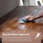 Specialist Cutting Board Wax by the Block & Board Company | Food Grade Finishing Wax for Wood, & Butcher Block, Countertop and Utensils | Preserves Wood | Food Grade Cleaning Solution | 8.5oz/250ml