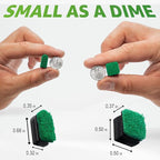 Chubbs Scrubb Duo Magnetic Glass Cleaner Kit - Mini Magnet Scrubber for Hard-to-Reach Stains on Glass, Ceramic & Metal