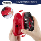 Scrubber Mop Head Compatible with O Cedar RinseClean 2 Tank System, Spin Mop Scrub Brush Head Replacement, Hard Bristle Bathroom Cleaning Brush, Tub Scrubber, Not Fit EasyWring 1 Tank