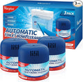 Vacplus Toilet Bowl Cleaners - 3 Pack, Automatic Long-Lasting Toilet Cleaner Bottles, Easy-to-Use & Powerful Cleaning
