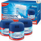 Vacplus Toilet Bowl Cleaners - 3 Pack, Krazy Clean Automatic Long-Lasting Toilet Cleaner Bottles, Easy-to-Use & Powerful Cleaning