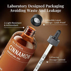 SU JUABA Cinnamon Essential Oil 4 Oz, 100% Pure Natural for Diffuser, Massage, Skin Care, Aromatherapy, DIY Candles, Soaps & Home Cleaning - 118ML