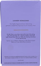 Bath & Body Works Lavender Vanilla Fabric Care Dryer Sheets - 2 Boxes (80 Sheets Total) - with a Natural Oats Sample Soap