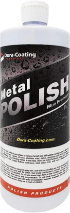 DURA-COATING TECHNOLOGY Blue Premium Metal Polish and Cleaner Liquid for All Metal, Brass, Gold, Copper, Fiberglass, Aluminum, Jewelry, Sterling Silver (1 Gallon Bottle)