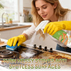 Natural Enzyme Multi-Purpose Cleaner, Kitchen Heavy Duty Cleaner Degreaser, for Kitchen Appliances, Household, Oven, Stove, Range Hood (300ML)