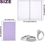 SEVENWELL Silver Polishing Cloth, Jewelry Cleaner Cloth for Sterling Silver Jewelry, Gold, Platinum, Silverware, Diamonds, Gemstones, Coins (Purple)