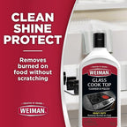 Weiman Ceramic and Glass Cooktop Cleaner and Polish - 20 Ounce - Shines and Protects Glass and Ceramic Smooth Top Ranges with its Gentle Formula
