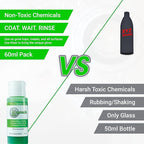 KLEAR Kryptonite Multipurpose Glass Cleaner | Powerful Cleaning Combo of 5 in 1 | Glass Friendly & Alcohol-Free Glass Cleaner| Coat, Relax, Rinse | 2 oz 1 Pack