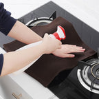 Homaxy 100% Cotton Waffle Weave Kitchen Dish Towels, Ultra Soft Absorbent Quick Drying Cleaning Towel, 13 x 28 Inches, 8-Pack, Dark Brown