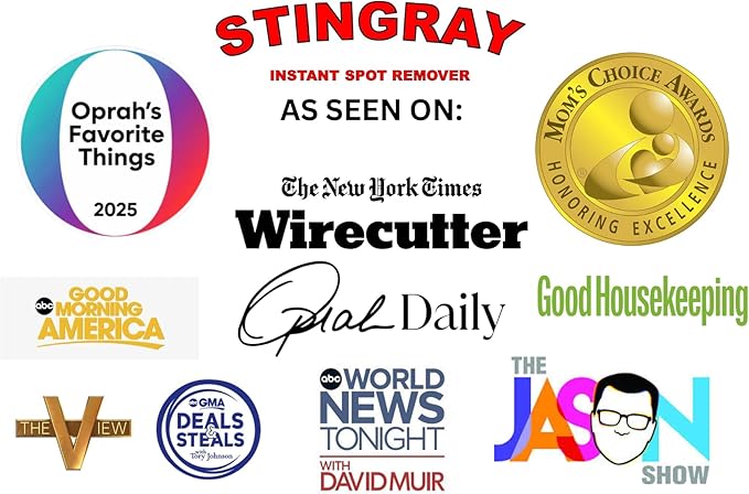 Stingray Spot Remover 4 Fl oz | Advanced, Eco-Friendly Multi Surface Stain Removal | 2-Pack