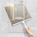 AmazerBath Squeegee for Shower Glass Doors - All-Purpose Squeegee with Hook for Windows, Mirrors, Tiles and Car Glass, 10 Inches