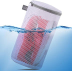 Kimmama Laundry Bags Mesh Wash Bags, Shoe Washing Machine Bag, Net Washer Sack with Zipper, Dryer Pouch for Cleaning and Drying Footwear, Sneaker, Trainers, Plimsolls, Slippers, Gym, Running, Tennis