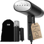 Travel Steamer for clothes - 25 Sec Fast Heat Up & Incl. Travel Accessory I Portable Size Clothes Steamer for clothing iron I Mini Plancha a vapor para ropa steam Hand Handheld Steamers I By LEBENLANG