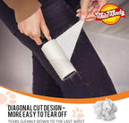 Lint Roller, Lint Roller for Pet Hair, Extra Sticky Lint Rollers Pet Hair Remover for Clothes, Work Great on Pet Hair Value Pack (2 Pack)