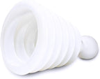Master Plunger Mighty Tiny Plunger Designed for Bathroom/Kitchen Sinks, Perfect for RV’s. Unclogs Fast & Easy (Patent Pending), White