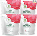 Grab Green Naturally-Derived, Mineral-Based Disposal Cleaner & Freshener Pods, Red Pear with Magnolia, 12 Pods (4-Pack)