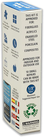HIMG Bathtub & Shower Pan Repair Kit, Compatible with Kohler White