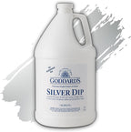 Goddard's Silver Cleaner Dip – Silver Jewelry Cleaner Solution for Hard-to-Reach Silverplate, Cutlery & Small Items – Professional Use Tarnish Remover – Silverware Cleaning Supplies (1 Gal)