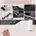 Lint Roller Remover with 180 Sheets, Pet Hair Remover Extra Sticky Roller Hair Dust Remover for Clothes, Furniture, Travel Household 1 Handle+3 Rollers Dog &Cat Hair Removal (Pink)