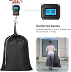 Polecasa Heavy Duty Large Laundry Bag with 130gsm Tear Resistant Fabric and Handles, Easy to Carry Durable Dirty Clothes Drawstring Bag, Perfect for College Dorm, Travel, 2 Pack 28”x36”, Black