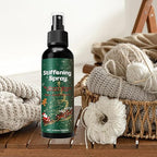 Fabric Stiffener Spray, 120ml Starch Stiffen Quick Fabric Spray for Stiffening with Easy Application for Lace, Wool, Clothes, Felt, Crochet, Holiday Decoration