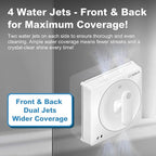 Taiwan Window Cleaning Robot RS7 Plus - Front & Back Dual Jets, Compatible with Wet Pad, 4300PA Suction, Edge Detection, Edge Cleaning Mode