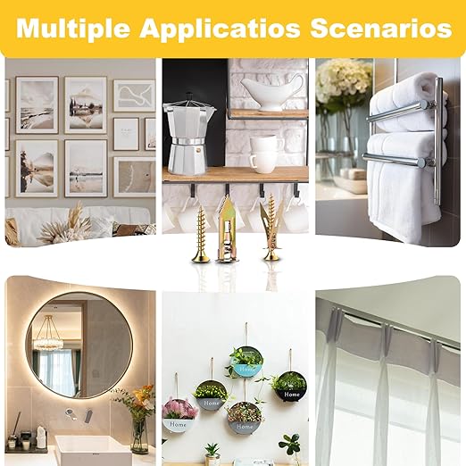 420Pcs Self Drilling Drywall Anchors with Screws Kit,Zinc Plated Steel,4 Sizes Expansion Screws and 2 Sizes Wall Anchors, Easy Application No Drill or Holes in Wall.