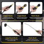 Dyna-Living Steam Cleaner 2500W Car Steamer for Auto Detailing Handheld Steamer Cleaner for Home, High Pressure Steam Cleaner with 1L Water Tank Portable Steamer for Cleaning Kitchen Hood Use