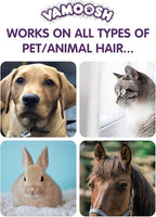 Vamoosh Pet Hair Dissolver | Patented Pet Hair Dissolving Formula | No Harmful Chemicals | Safe for Pets | Removes Odor | Dissolves Dog, Cat & Animal Fur | Easy to Use | 100g (Pack of 3)