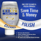 Stainless Steel CPR 18oz- 2-in-1 Kitchen Stainless Steel Cleaner and Polish for Appliances- Cleaner Removes Fingerprints, Water Marks and Grease. Refrigerator Cleaners, Stoves, & Dishwashers