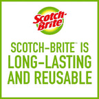 Scotch-Brite Heavy Duty Large Scour 8 Pads, Scouring Pads for Kitchen and Dish Cleaning, (Pack of 4)