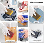 Steel Wool Scrub Sponges – Non-Scratch Microfiber Kitchen Scrubbers for Pots, Pans, and Household Cleaning – Heavy-Duty, Reusable Sponges (Green)