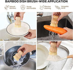 Kitchen Soap Dispenser Set with Instant Dry Tray,16 Oz Hand and Dish Soap White Glass Dispenser Set,Stainless Steel Pump,Waterproof Labels,Dish Brush,Luxury Soap Bottle for Kitchen,Bathroom