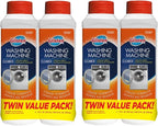 Glisten Washer Magic Washing Machine Cleaner and Deodorizer, 4 Bottles