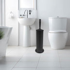 Matte BlackToilet Bowl Brush with Holder, Durable Bathroom Cleaning Tool, Modern Design for Easy Toilet Maintenance, Bathroom Cleaner Brush for Efficient Cleaning and Hygiene