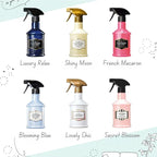 LAVONS Fabric Spray Freshener for Carpet Fresh, Pet Safe Linen Spray for Bedding, Organic Fabric Refresher Spray for Home & Offices, Natural Carpet Freshener from Japan, 12.5 Fl Oz FRENCH MACARON 2EA