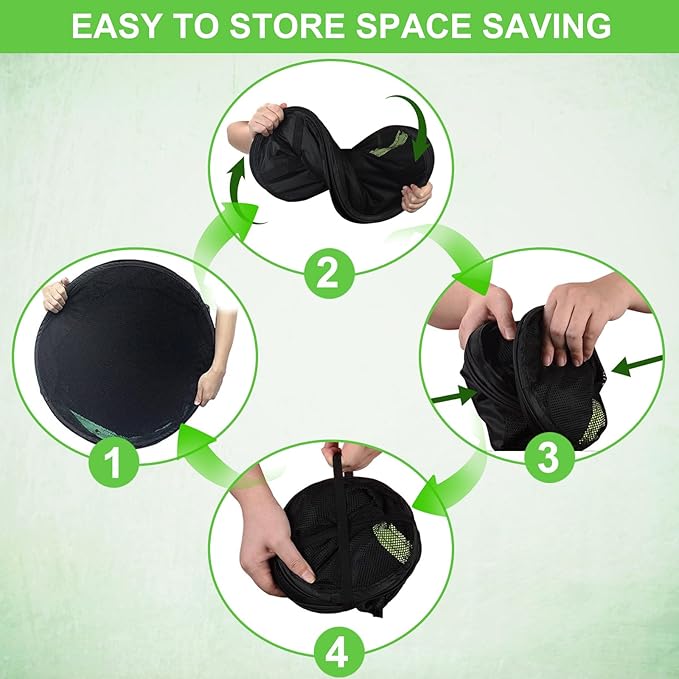 3 Layer Herb Drying Rack, Herb Drying Rack Hanging Mesh, Foldable Bud Drying Net with U-Shaped Zipper, Hooks, for Drying Herbs Plants, Flowers, Fruits, Food, Camping (3 Layers-23.62'')